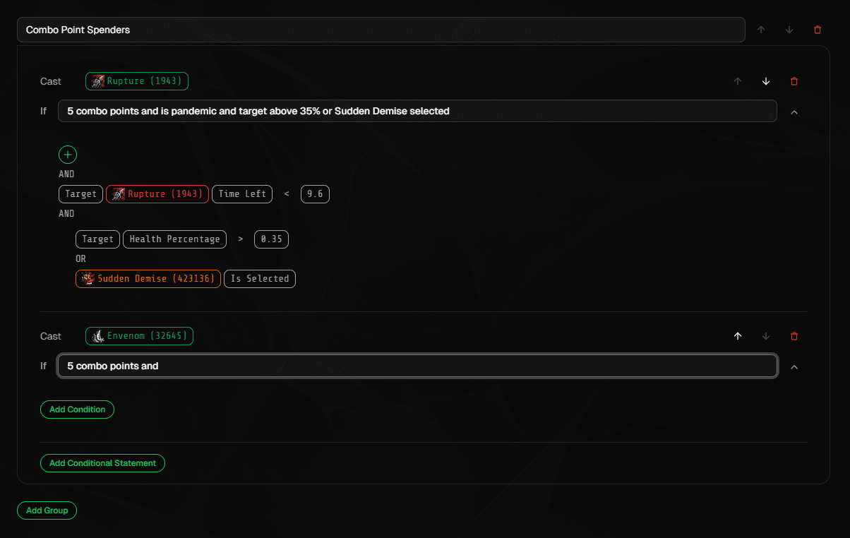 ZapAuras Assistant builder